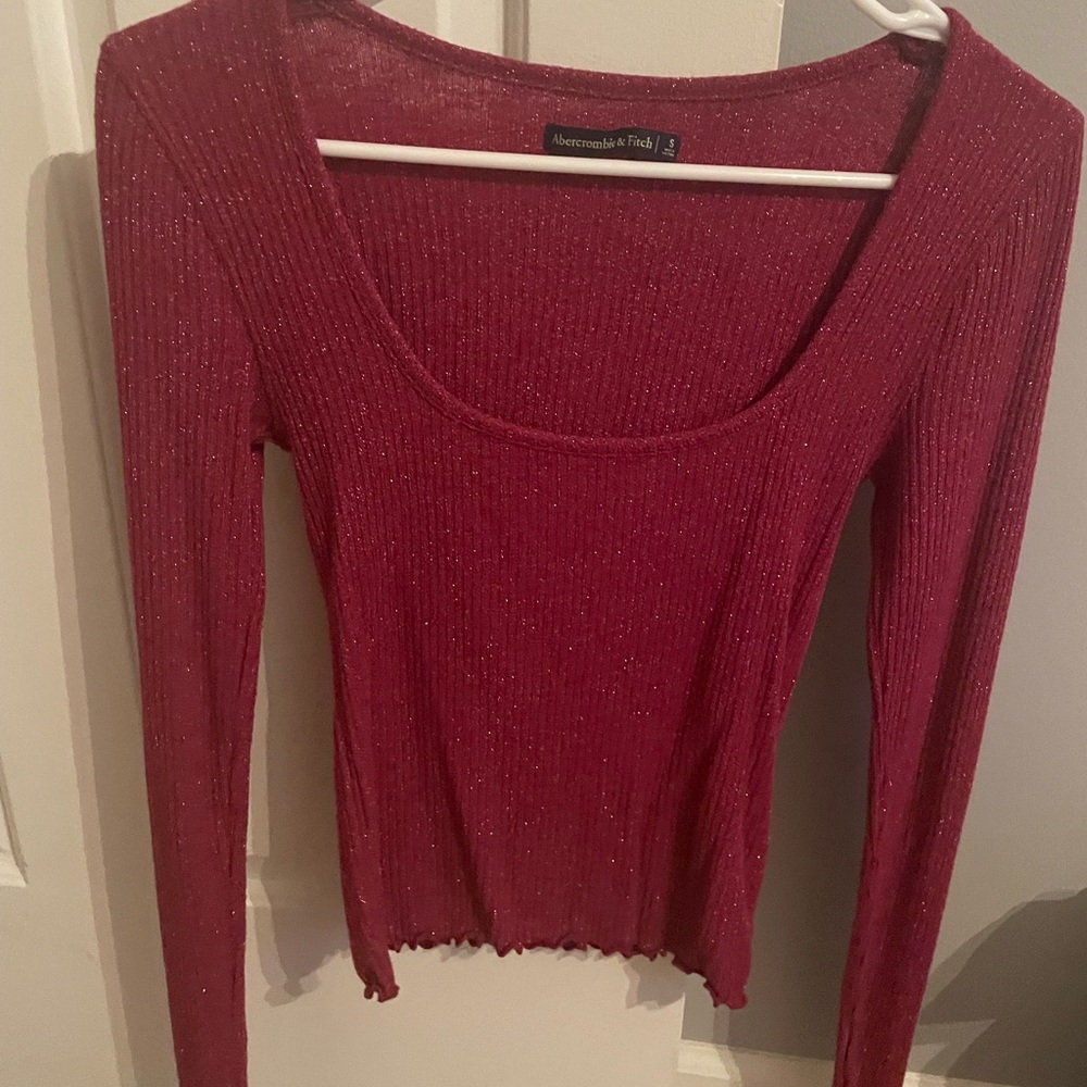 Sparkly pink top from Abercrombie